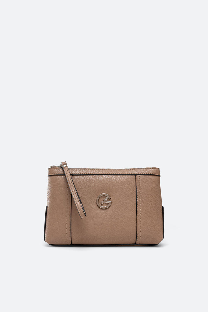 Denise Soft Pouch PU Taupe