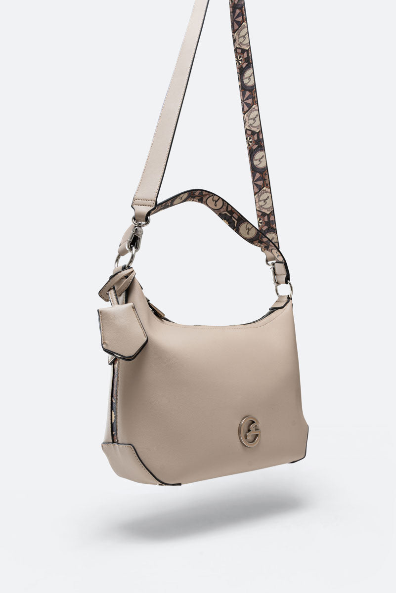 Hobo bag Denise Plus beige