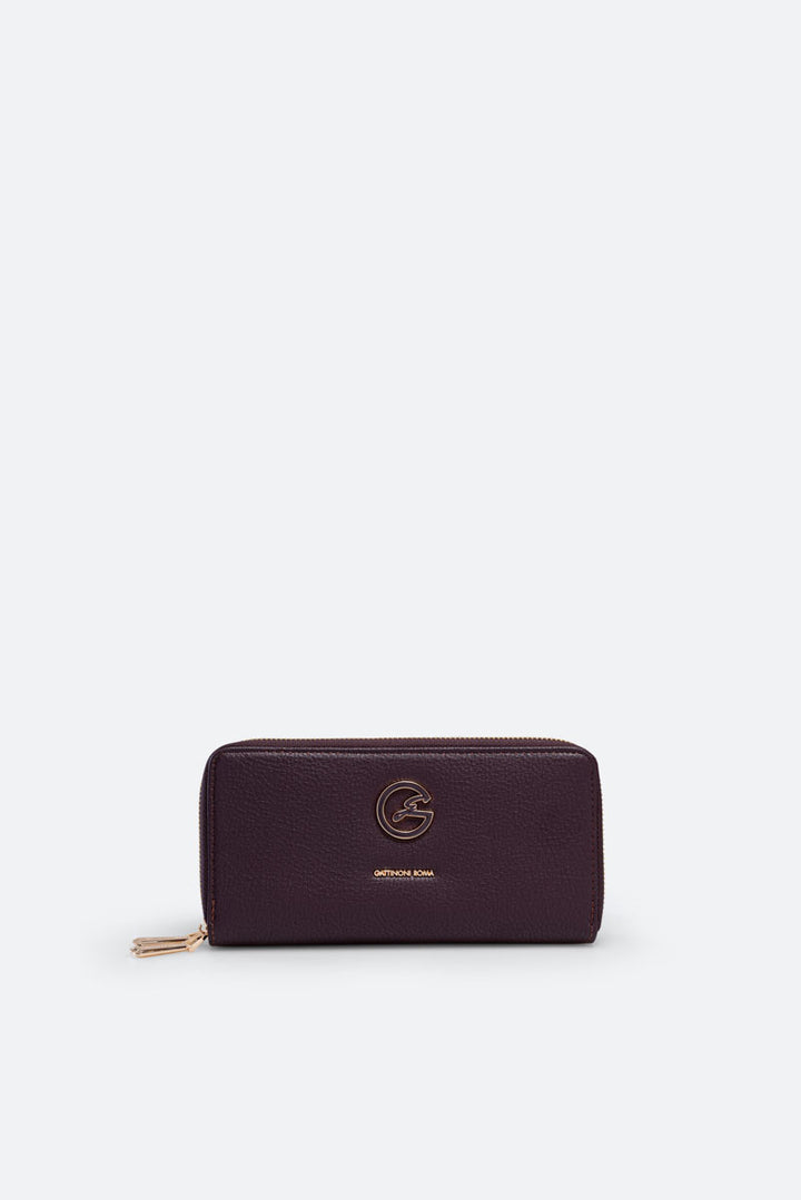 Portafoglio Denise doppia zip Nero