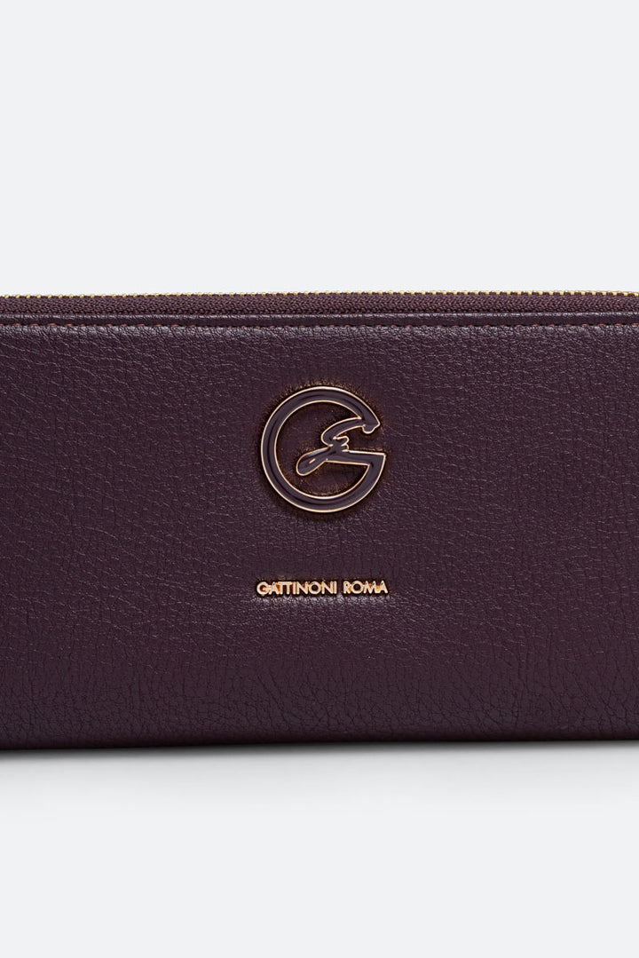 Portafoglio Denise doppia zip Nero