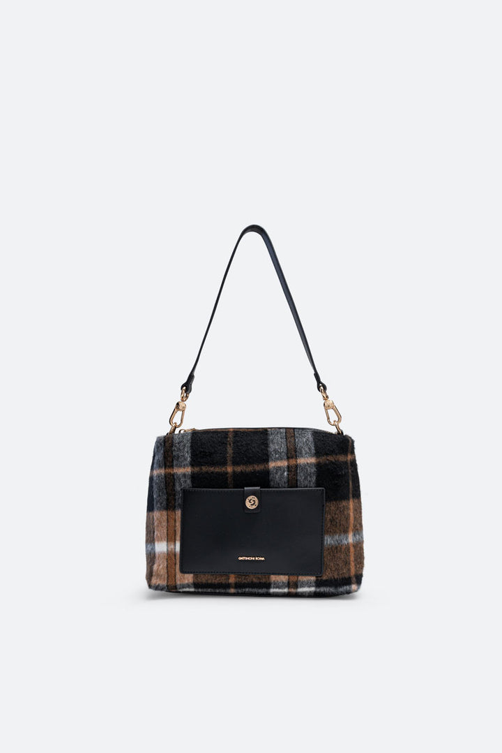 Tote Bag Fernanda Tartan Nero