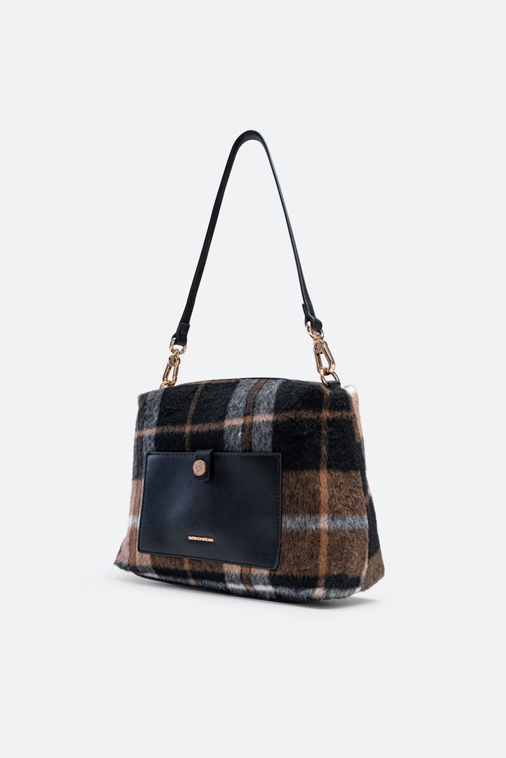 Tote Bag Fernanda Tartan Nero