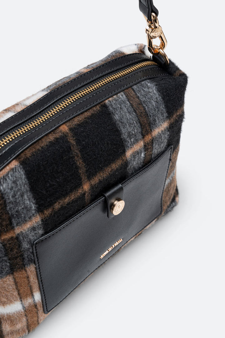 Tote Bag Fernanda Tartan Nero