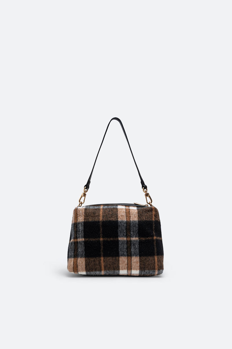 Tote Bag Fernanda Tartan Nero