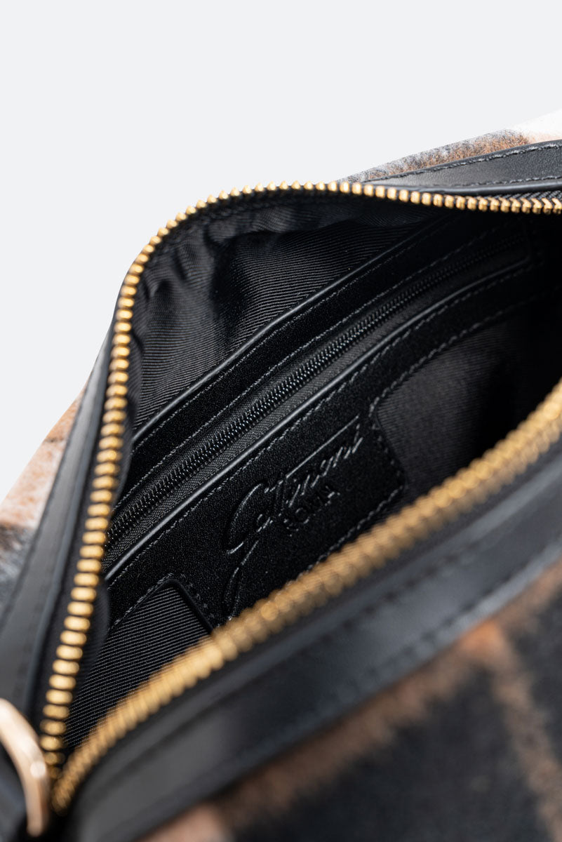 Tote Bag Fernanda Tartan Nero