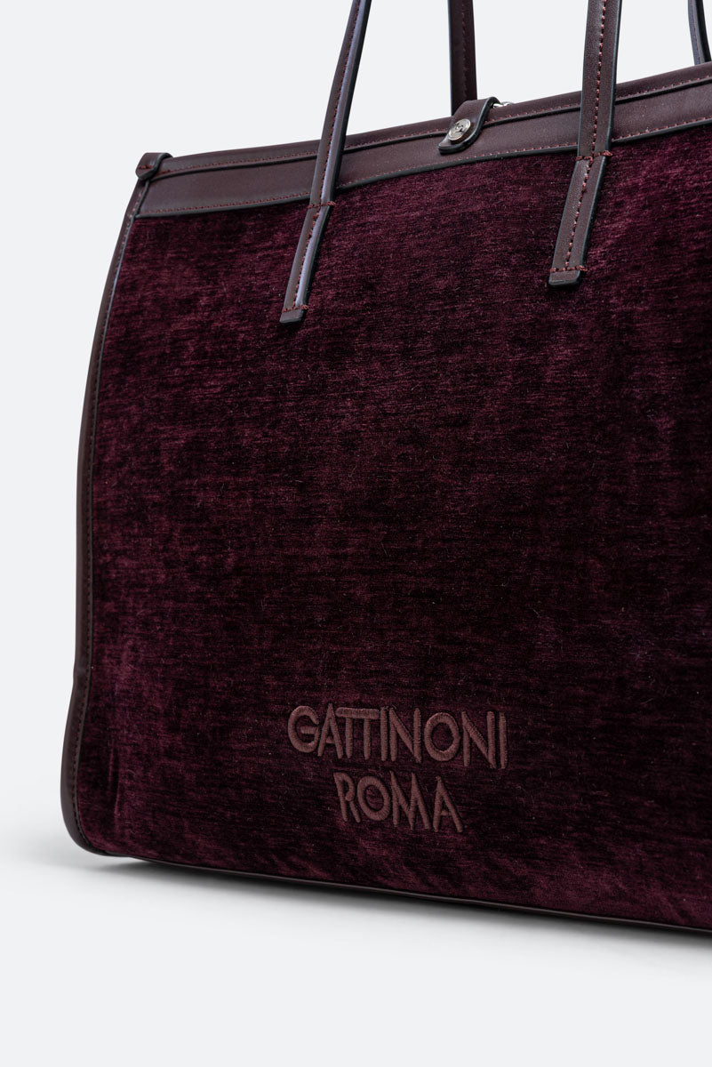 Tote Bag Fernanda Velluto Vinaccia