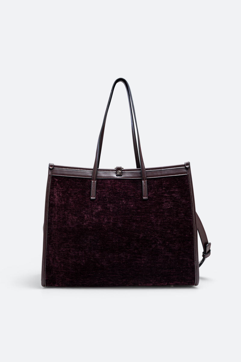 Tote Bag Fernanda Velluto Vinaccia