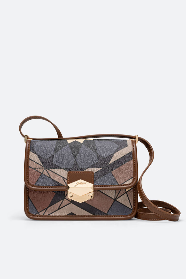 Macro Flap Bag PU Desert