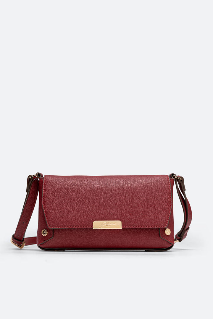 Flap Bag Roomy a tracolla Rosso