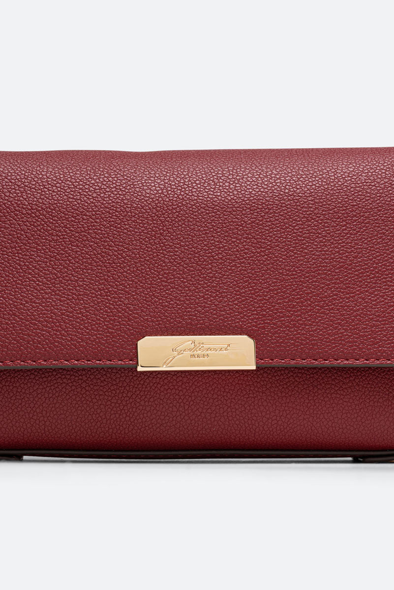 Flap Bag Roomy a tracolla Rosso