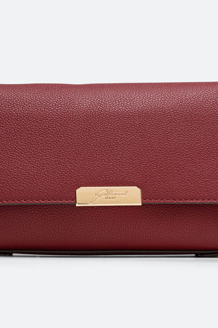 Flap Bag Roomy a tracolla Rosso