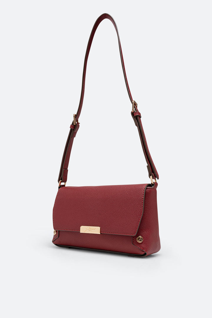 Flap Bag Roomy a tracolla Rosso