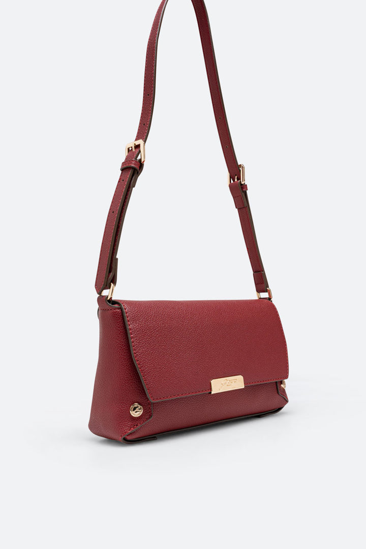 Flap Bag Roomy a tracolla Rosso