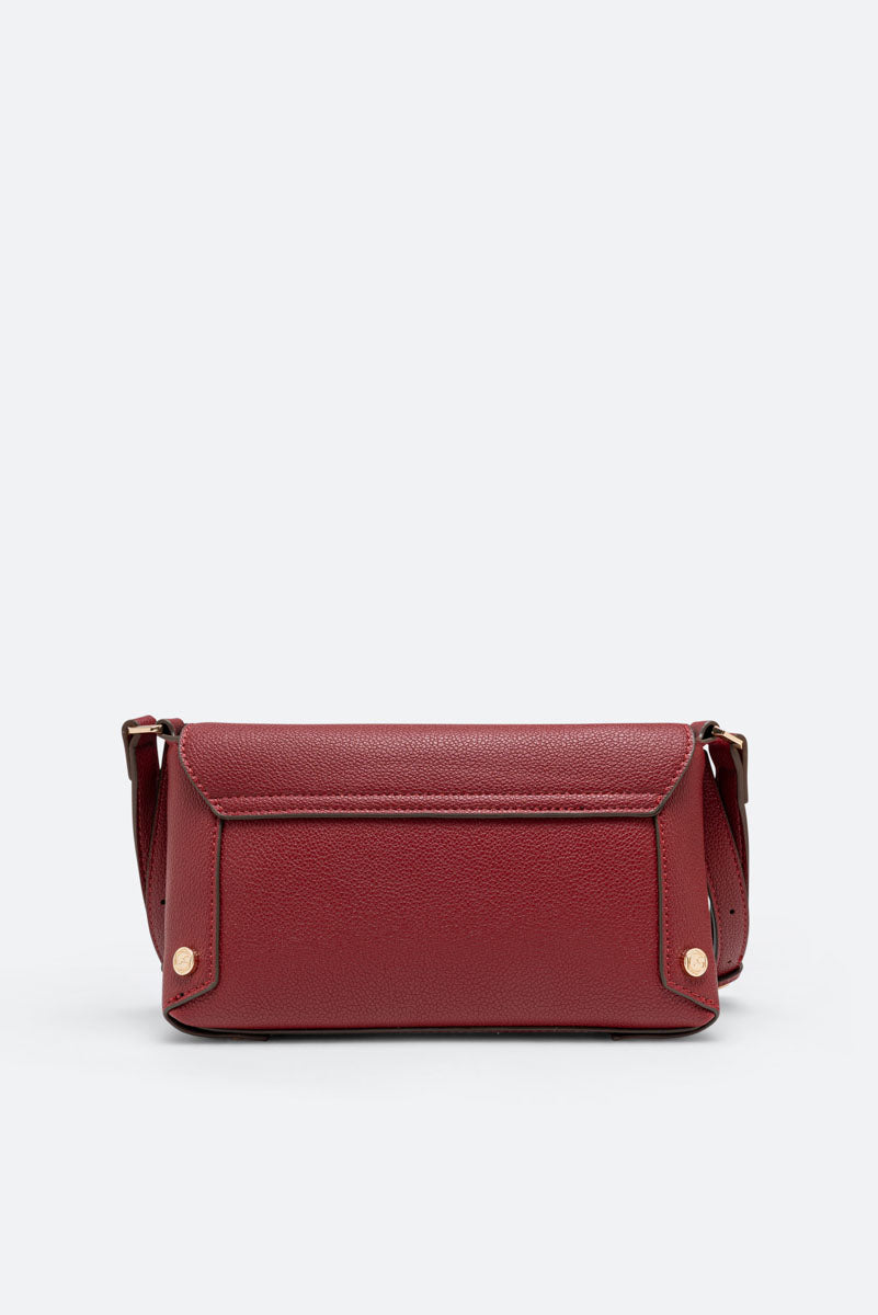Flap Bag Roomy a tracolla Rosso