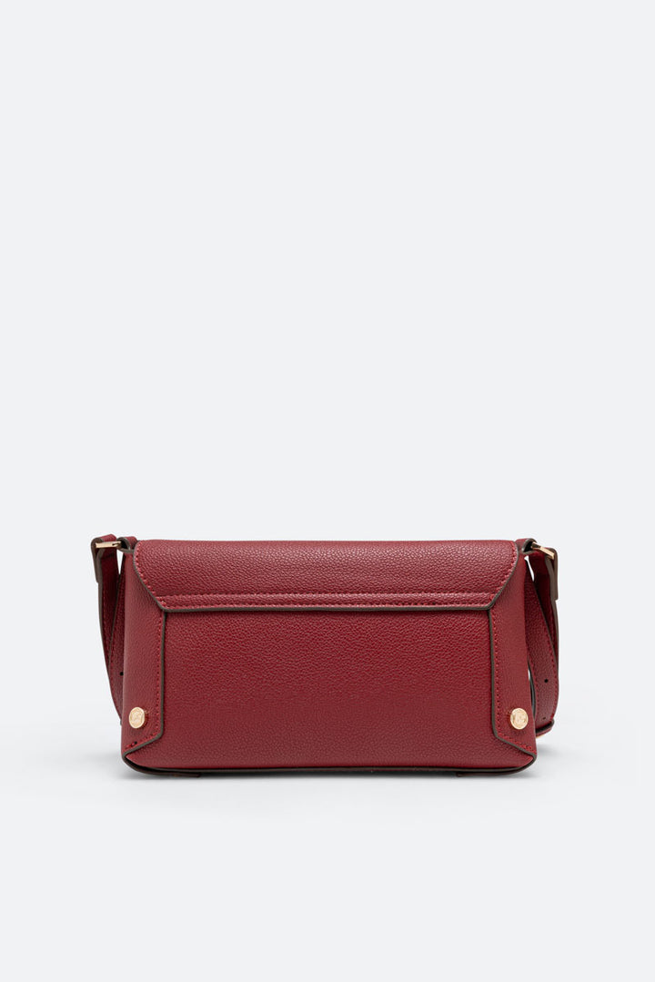 Flap Bag Roomy a tracolla Rosso
