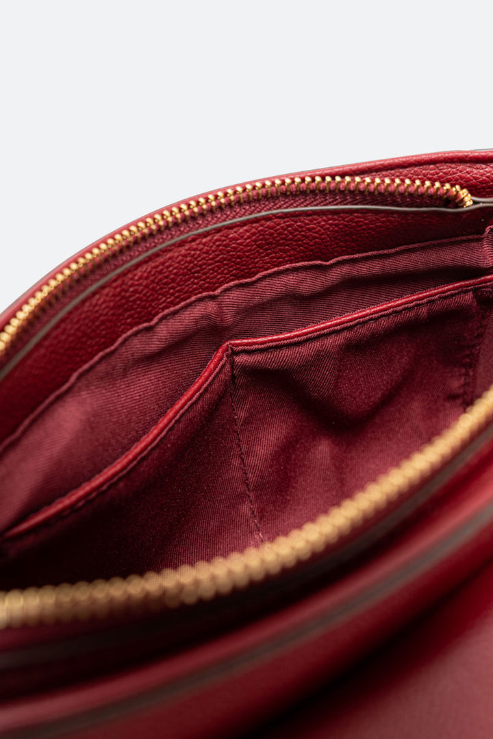 Flap Bag Roomy a tracolla Rosso