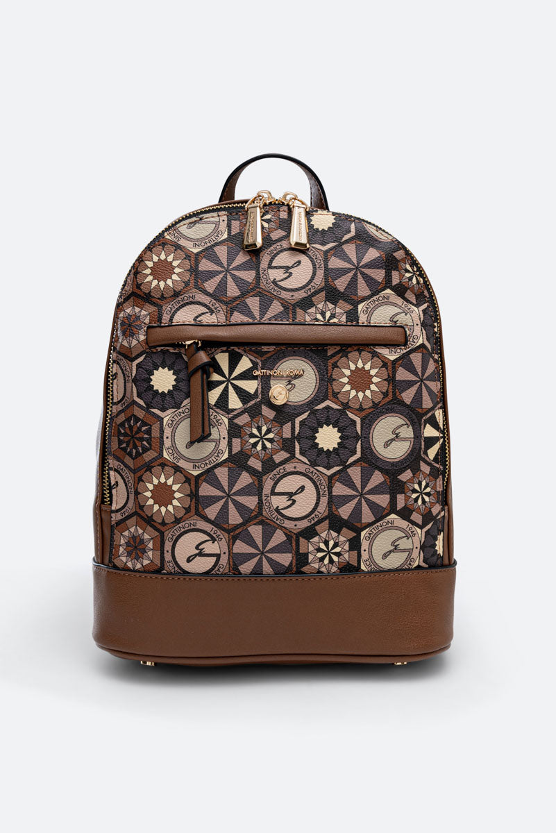 Teod.Daily Backpack PVC New Teod./PU Desert/Brown