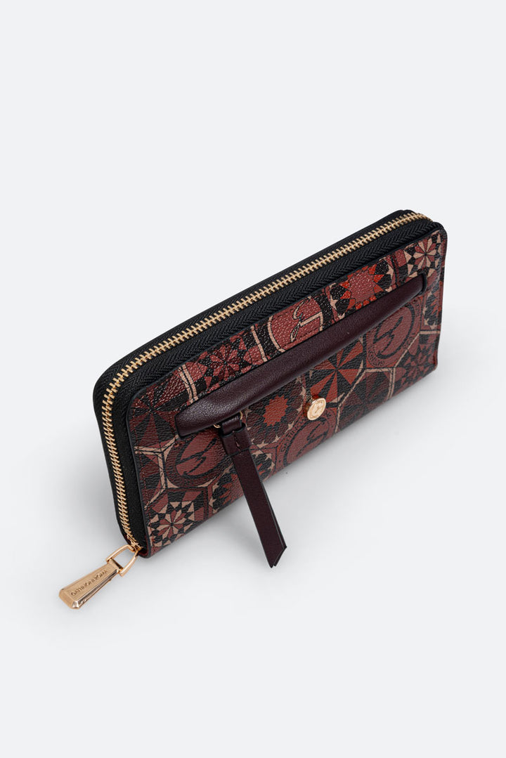 Portafoglio con zip Teodosia Garnet