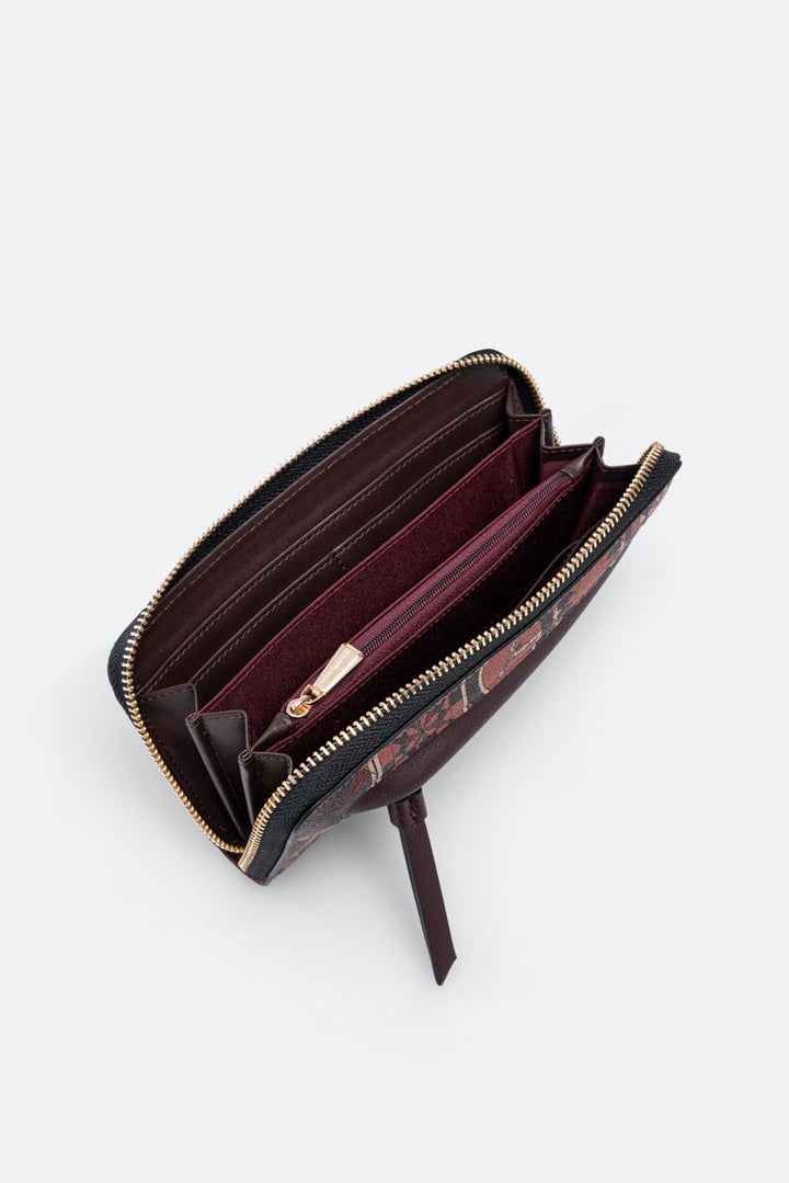Portafoglio con zip Teodosia Garnet