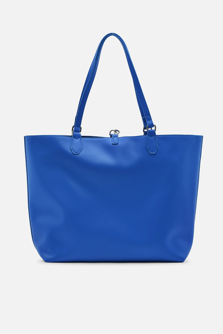 Shopping Bag Reversible Teodosia Large azzurra