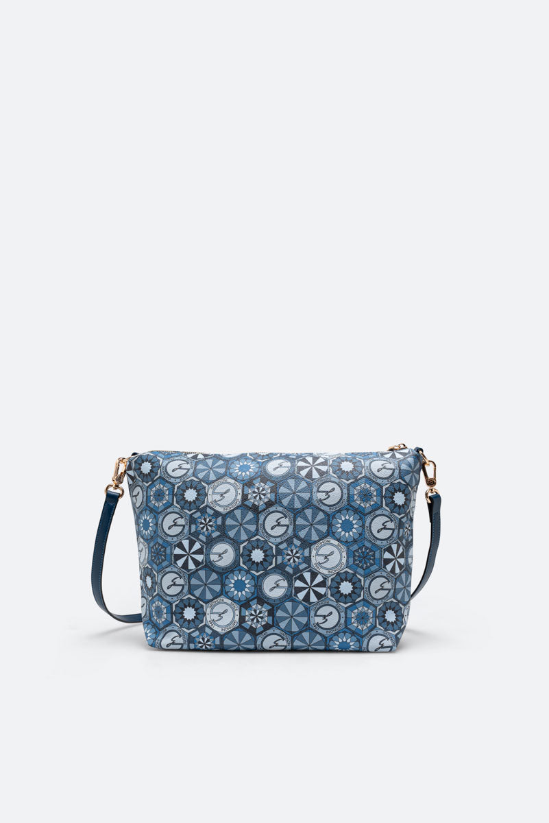 Teodosia Reversible Borsa A Spalla Franca Lapislazuli