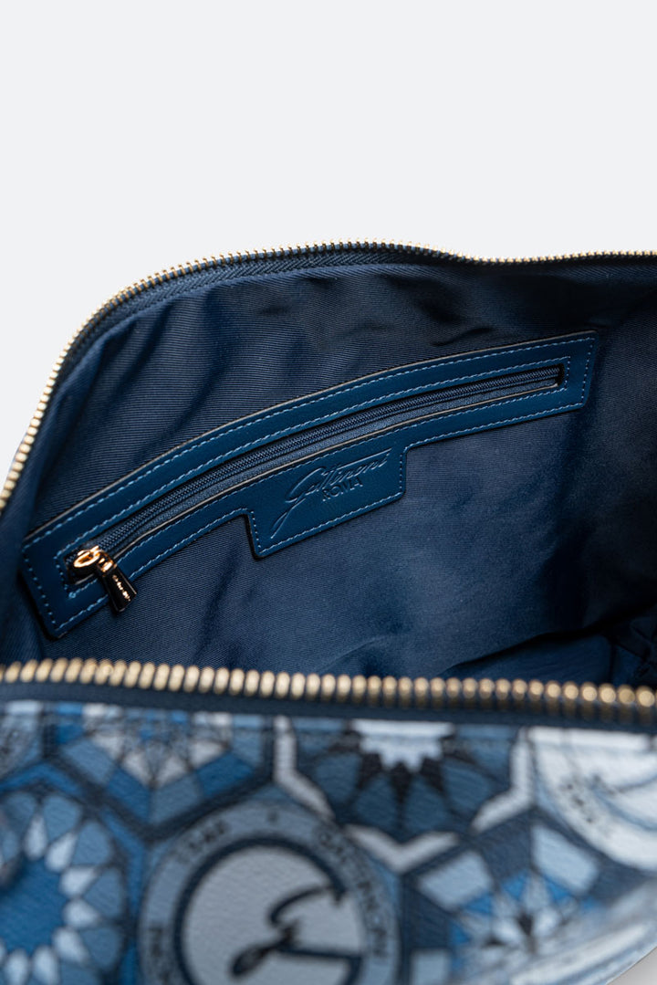 Teodosia Reversible Borsa A Spalla Franca Lapislazuli