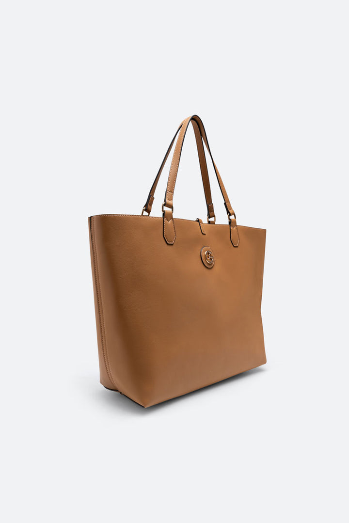 Teodosia Reversible Borsa A Spalla Franca Travertino