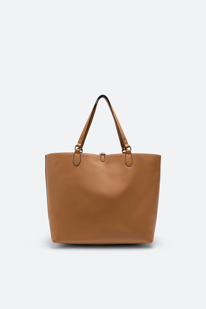 Teodosia Reversible Borsa A Spalla Franca Travertino