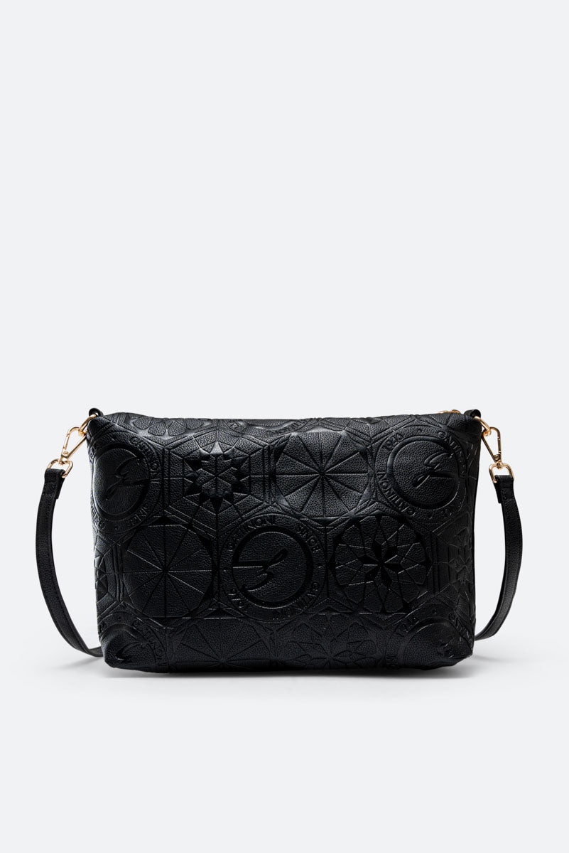 Shopping Bag Reversible Embossed Nera