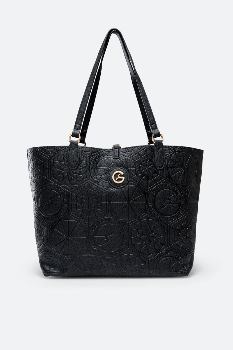 Shopping Bag Reversible Embossed Nera