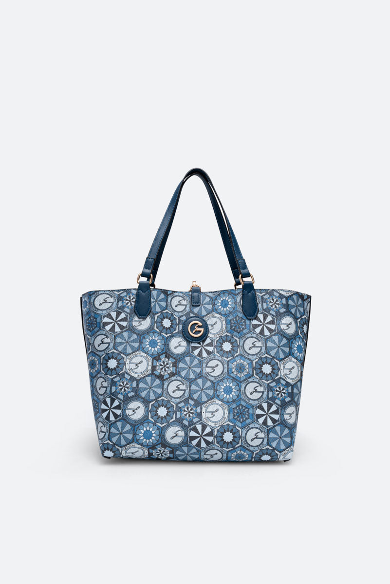 Teodosia Reversible Borsa A Spalla Cosetta Lapislazuli
