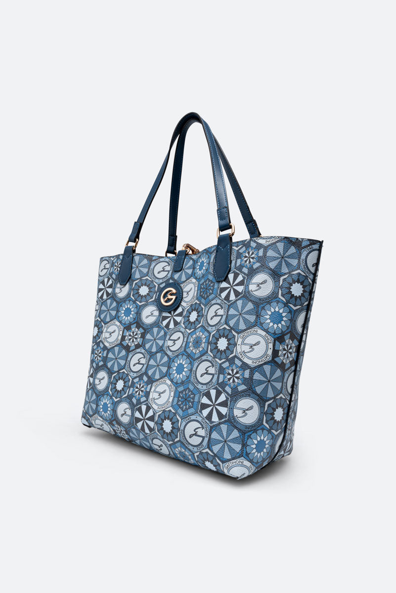 Teodosia Reversible Borsa A Spalla Cosetta Lapislazuli