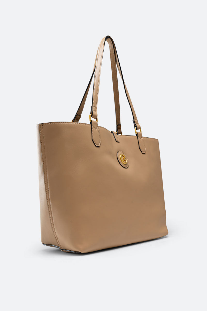 Borsa a mano Teodosia Reversible Beige