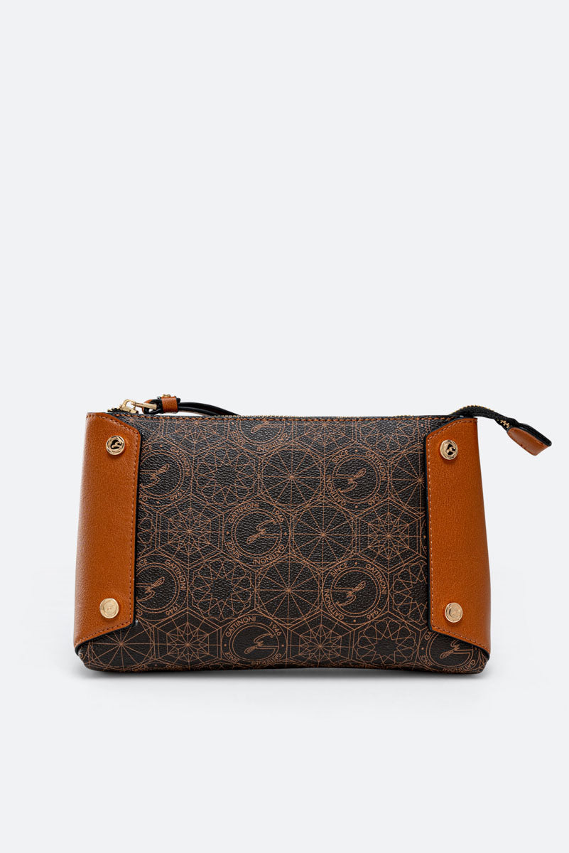 Teodosia Pouch PVC New Teod./PU Brown/Tan