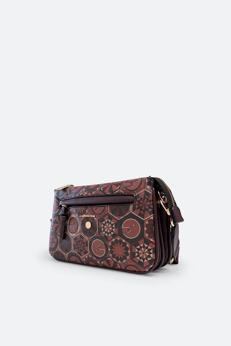 Borsa multifolder Teodosia Garnet