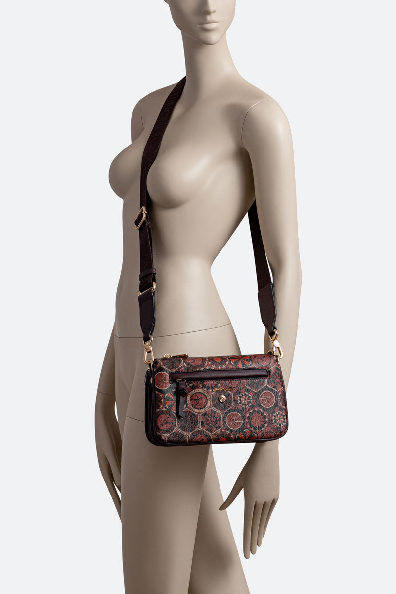 Borsa multifolder Teodosia Garnet