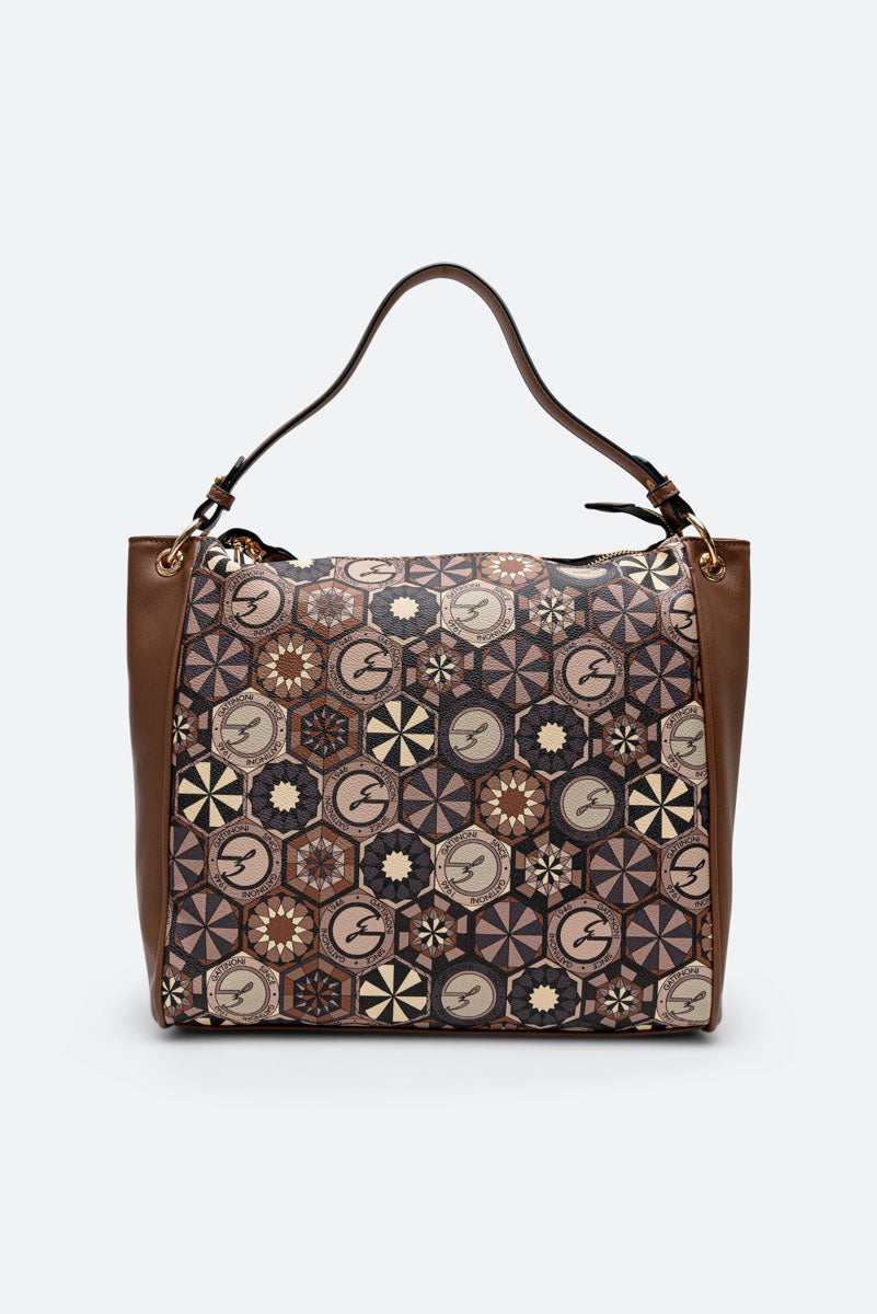 Hobo Bag Large Teodosia Daily Marrone