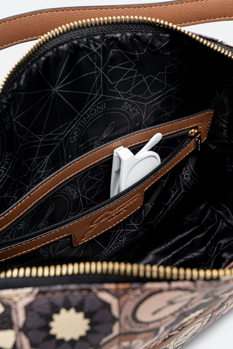 Hobo Bag Large Teodosia Daily Marrone