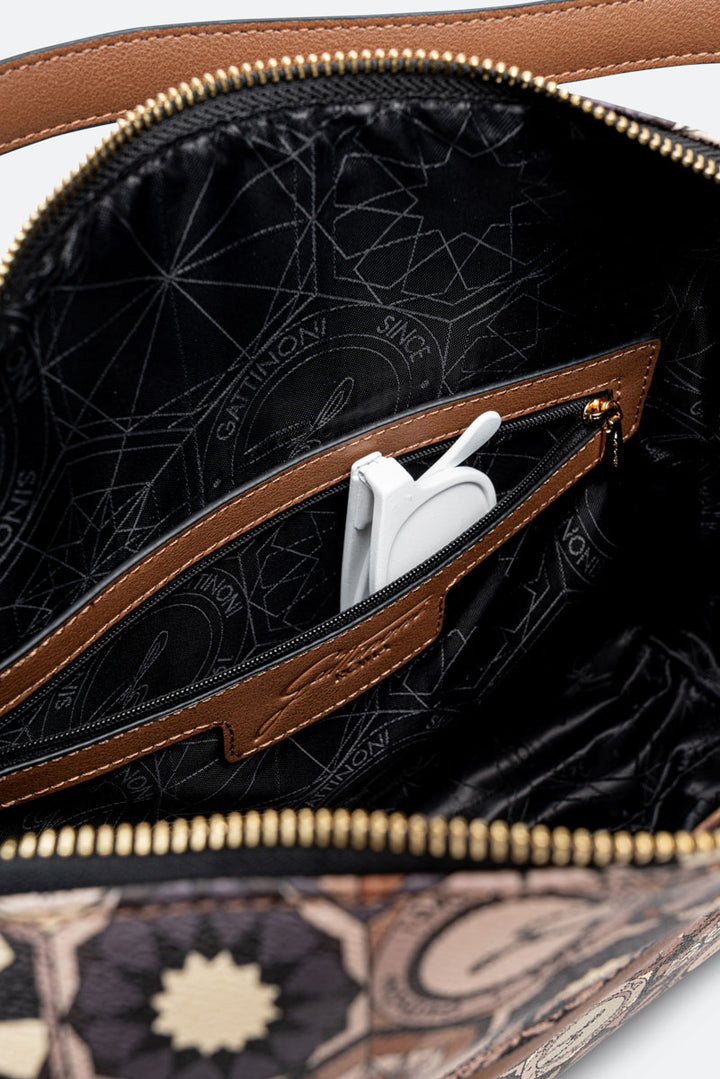 Hobo Bag Large Teodosia Daily Marrone