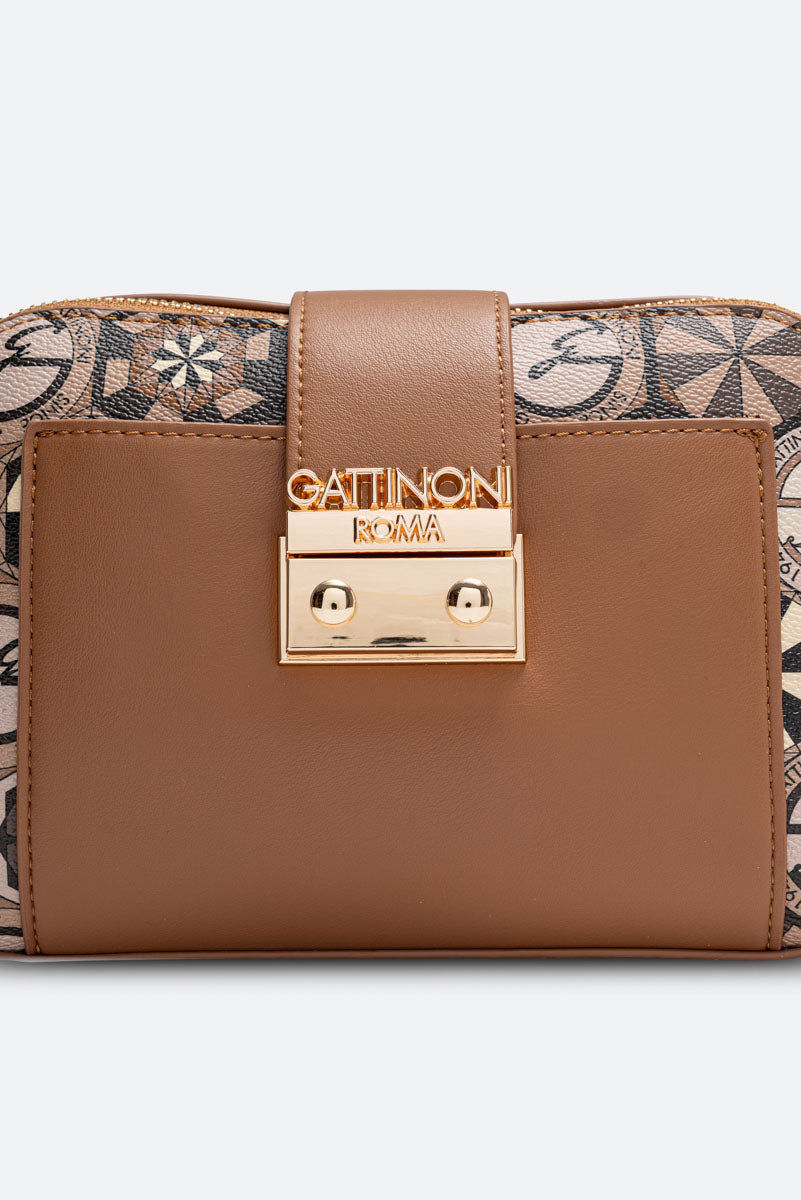 Mini trunk bag Teodosia Desert