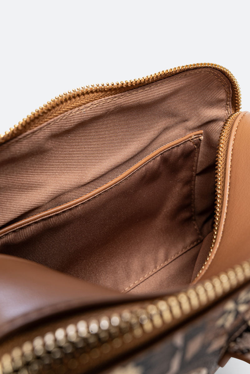 Mini trunk bag Teodosia Desert