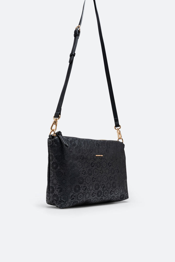 Tote bag reversibile piccola Teodosia Casual Nero