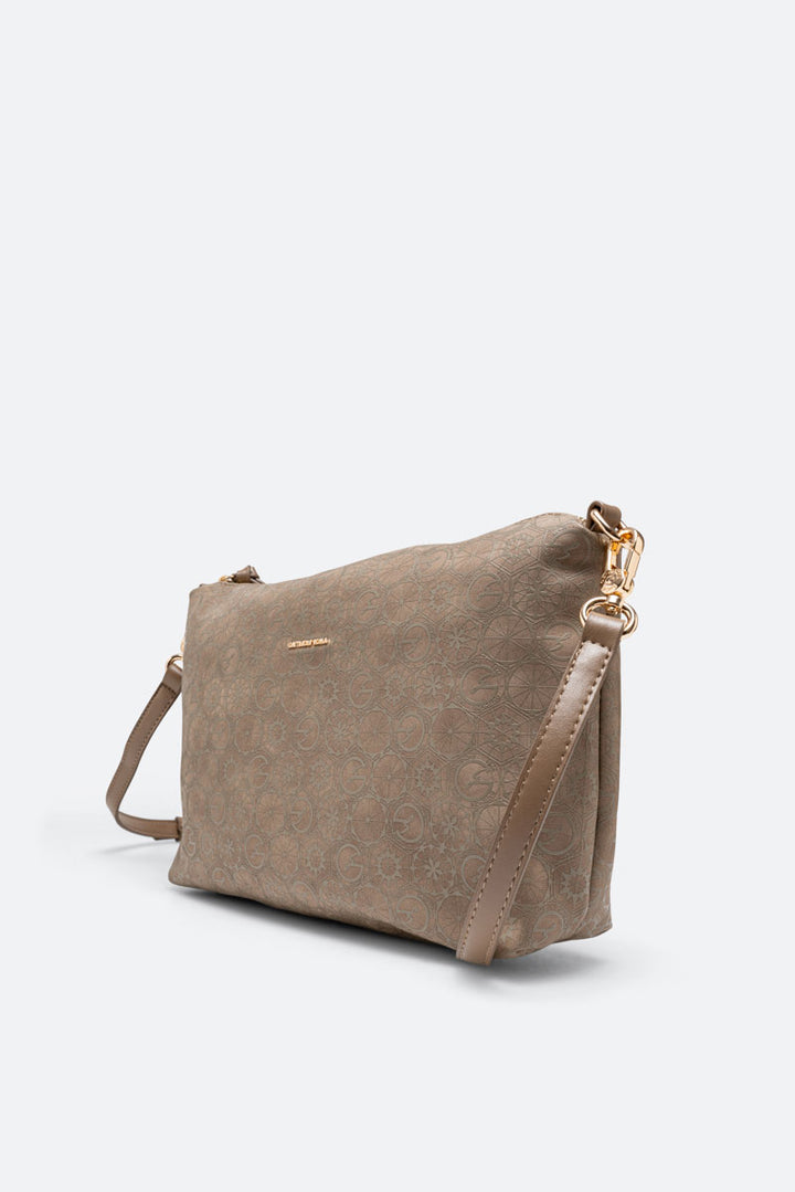 Tote bag reversibile piccola Teodosia Casual Tortora