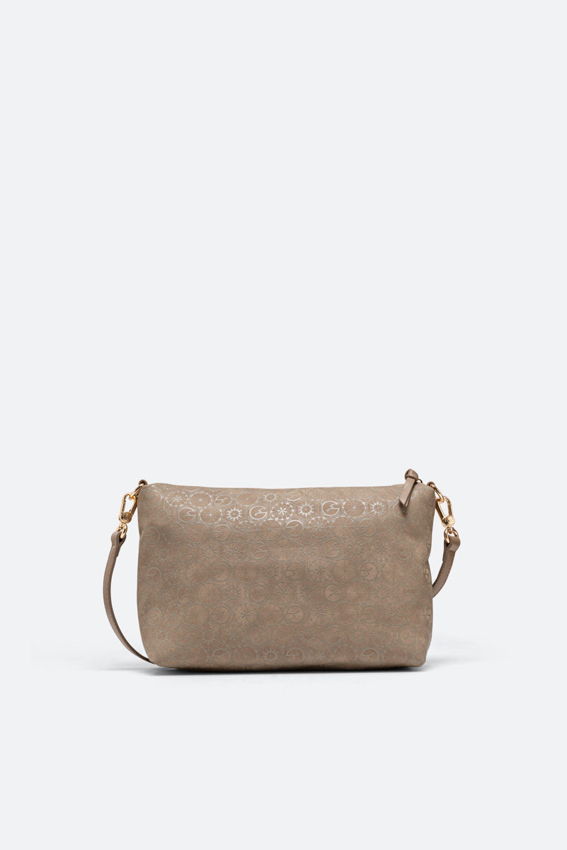 Tote bag reversibile piccola Teodosia Casual Tortora