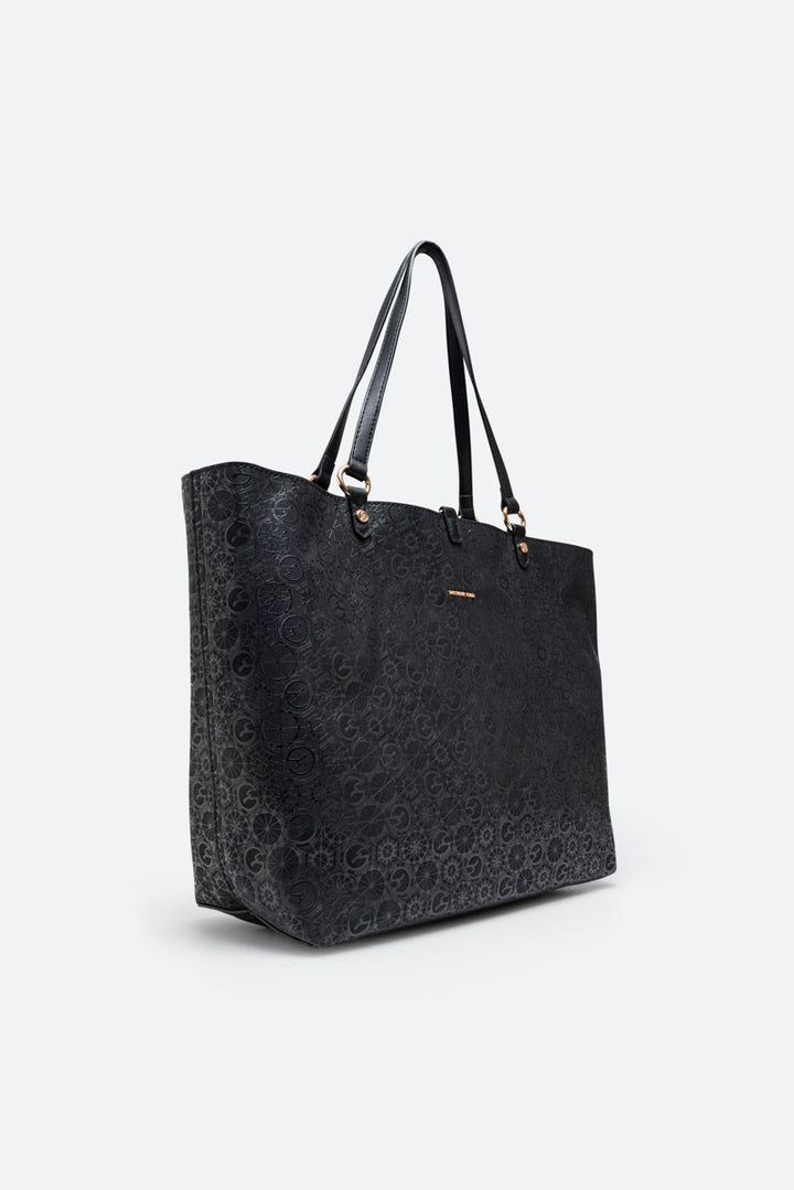 Tote bag reversibile Teodosia Casual Grande Nero