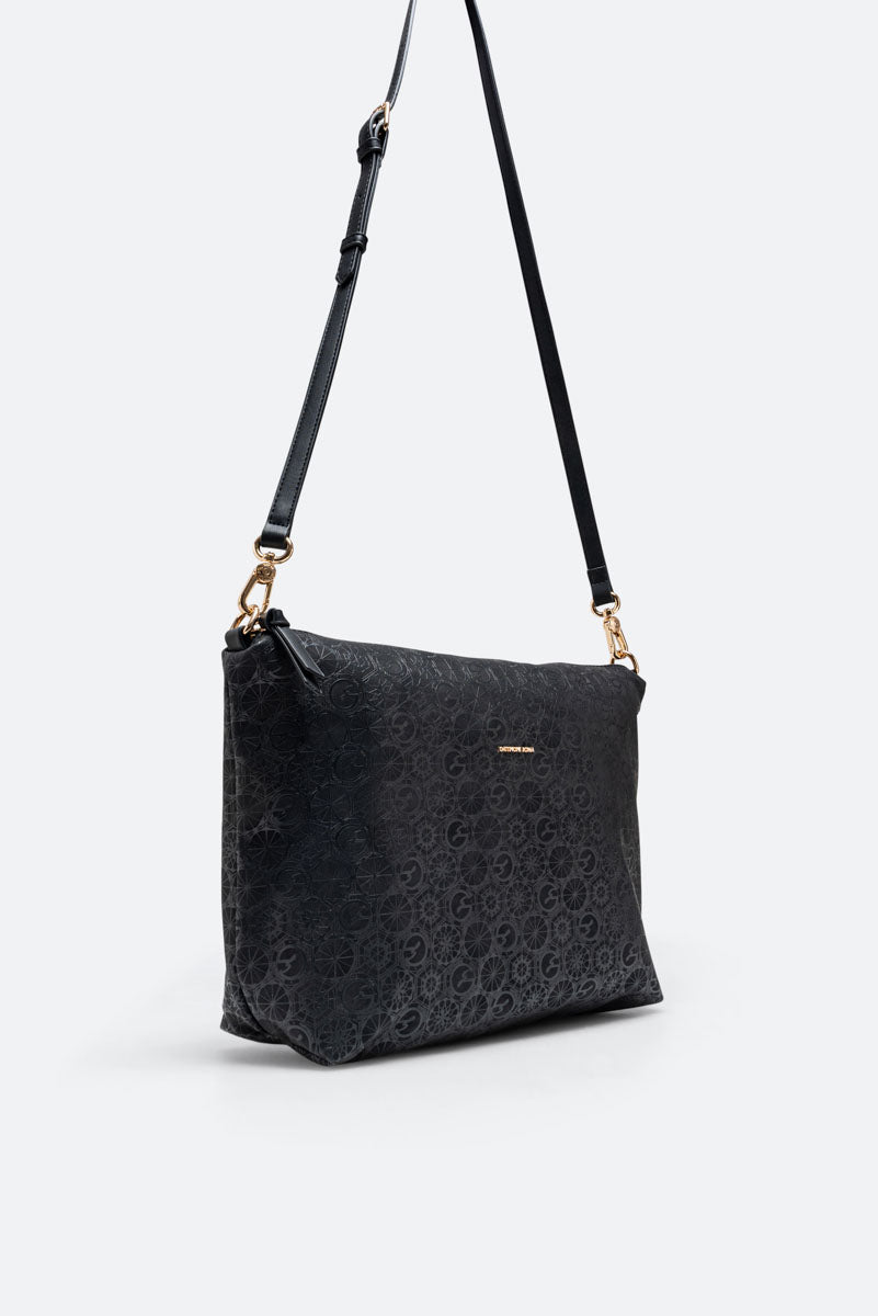 Tote bag reversibile Teodosia Casual Grande Nero