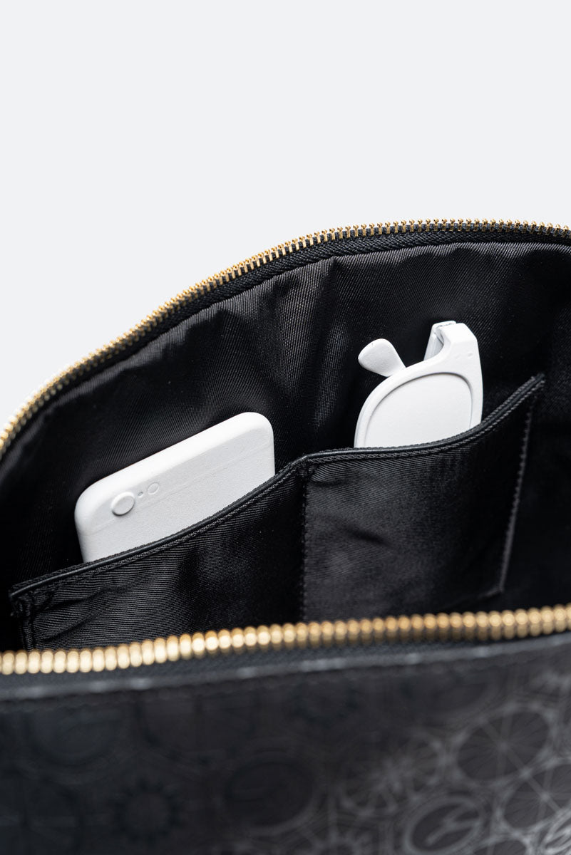 Tote bag reversibile Teodosia Casual Grande Nero