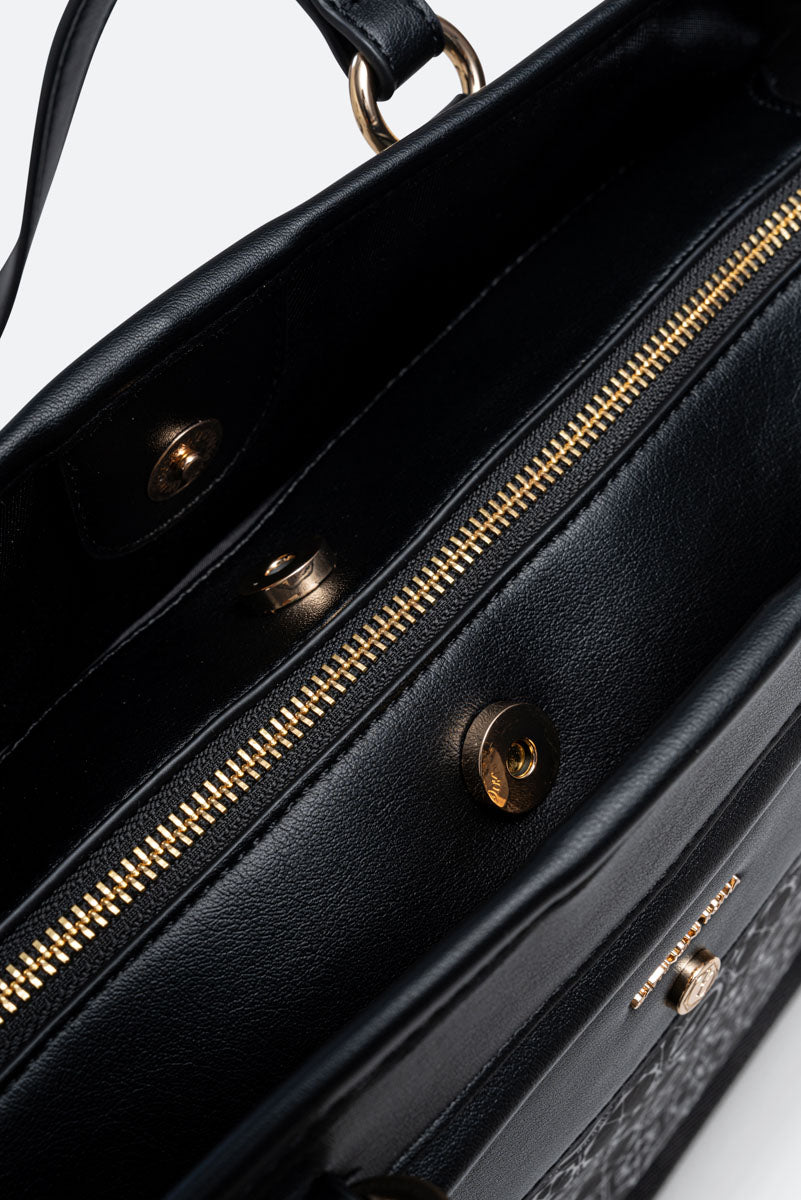 Borsa a spalla Teodosia Casual Nero