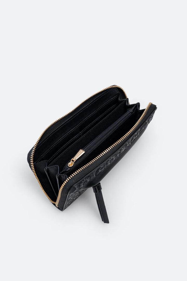 Portafoglio con zip Teodosia Casual Nero
