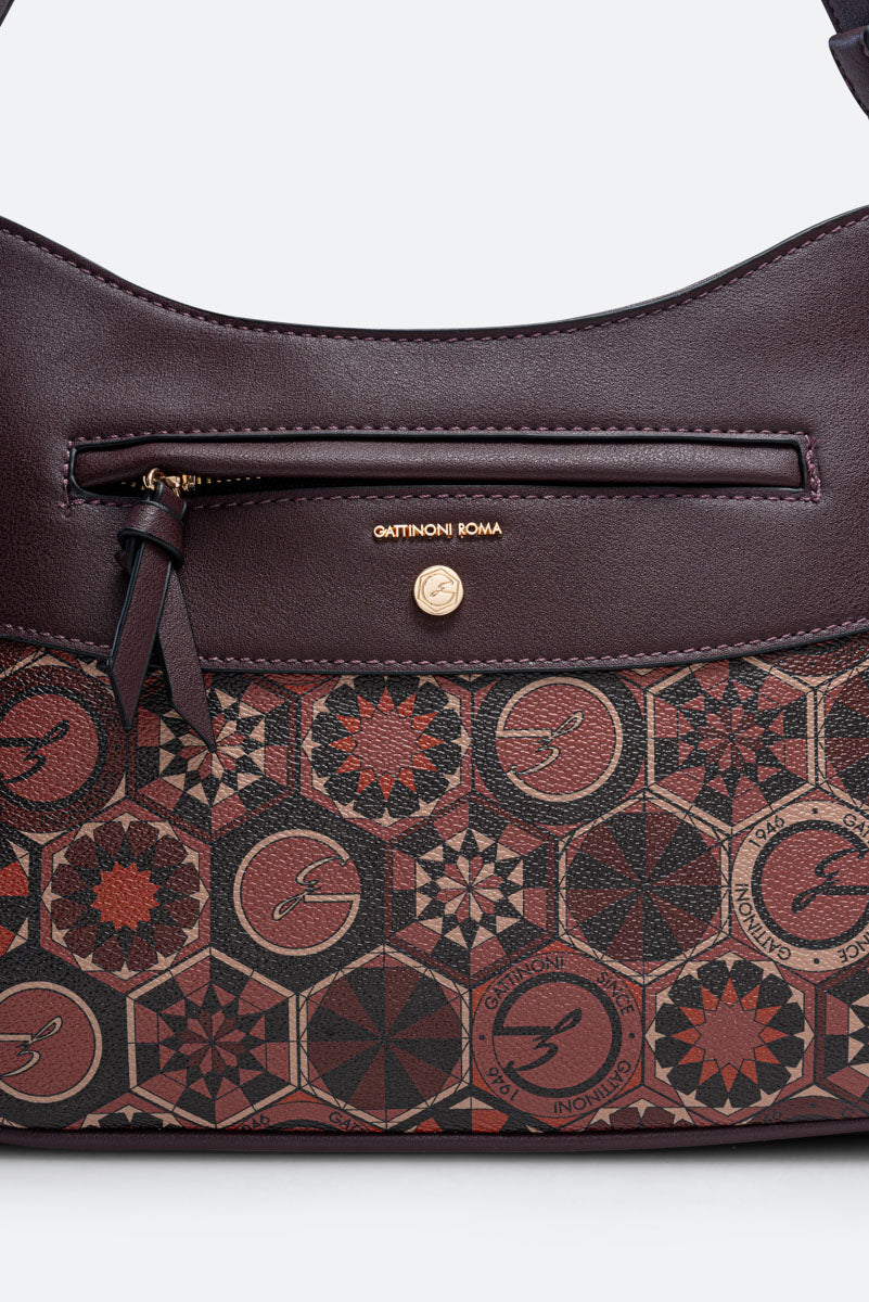 Hobo Bag Teodosia Garnet